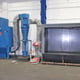 Coating Booth with Dust Extractor, Cyclone &amp; Gun