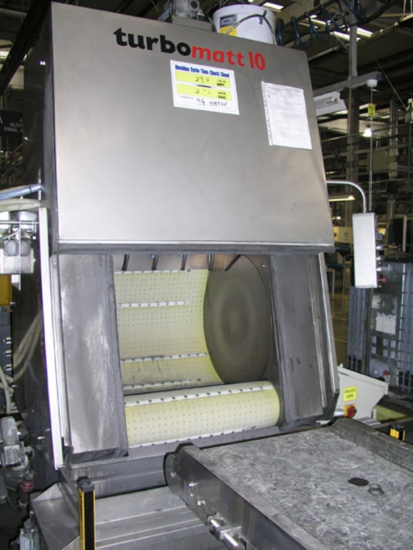 Wheel wet Belt Blast Machine