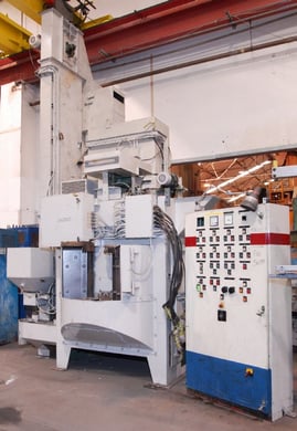 4 Station Rotary Peening Shot Blast Machine