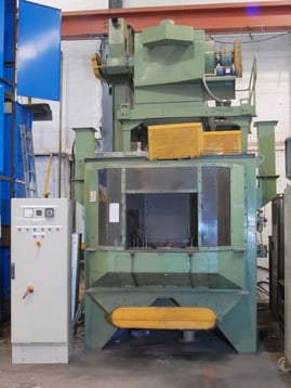 Tilghman Wheelabrator Rotary Satalite Blast Wheel Machine