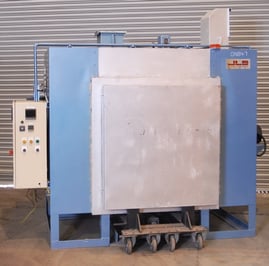 Industrial electric heat treatments oven