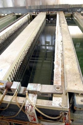 4500 x 900 x 1250 GRP Polypro Heavy Duty Plating Tank