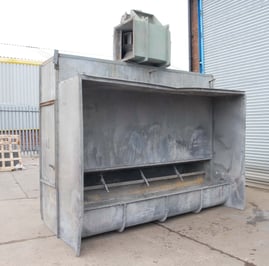 No Pump 2.5m Wet Back Sray Booth