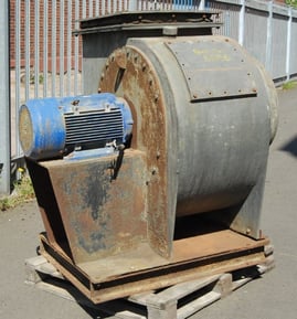 Horizontal Chrome Eliminator And Matching 15kW Fan