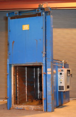 Industrial heat treatments oven