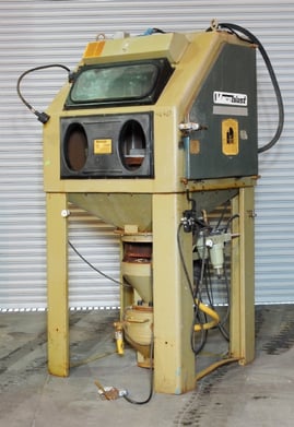 PB 100 Pressure Fed Shot Blast Cabinet