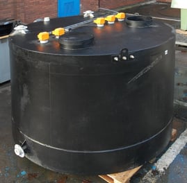 Black PolyPro Storage Tank