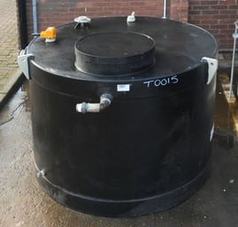 Black PolyPro Storage Tank