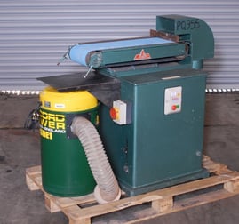 RJH Engineering Pedestal Mounted Flat Bed linishing machine