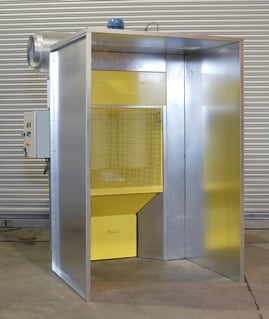 Genie Single Module Spray Booth with Extension Surround