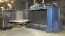 Tilghman Wheelabrator Table Shot Blast Machine