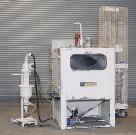 Abrasive Devepments Rotary Satellite Wetblast Machine