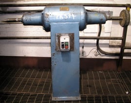 Double Ended Pedestal Mounted Polishing Lathe