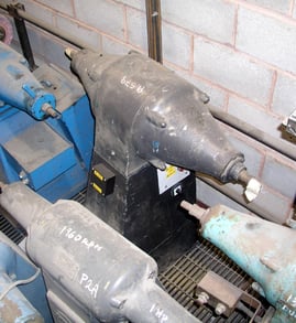 Pedestal Mounted Double Ended Polishing Lathe