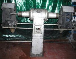 Double Ended Pedestal Mounted Polishing Lathe