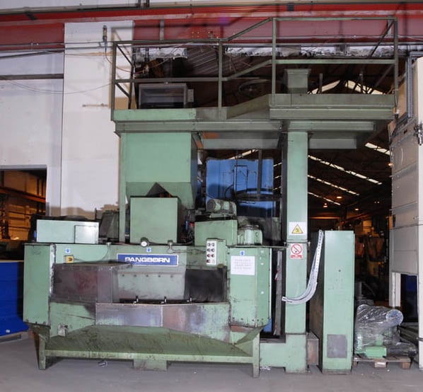 Rotary shotblast machine