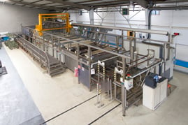 General view of overall Anodising Line