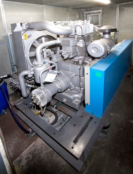 Bauer High Pressure Compressor (as previously installed onsite)
