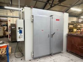 JLS 650°C Forced Air Circulation Oven in Production Setting