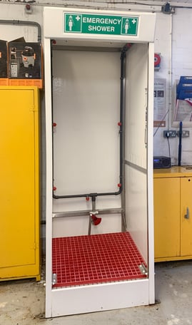 Hughes Multi-Nozzle Cubicle Safety Shower