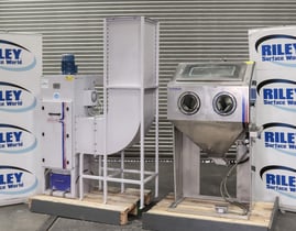 Guyson International 1400 Mediblast Shot Blast Cabinet with Extractor