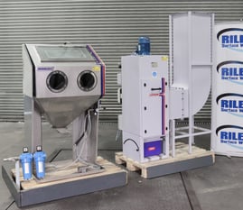 Guyson International 1400 Mediblast Shot Blast Cabinet with Extractor