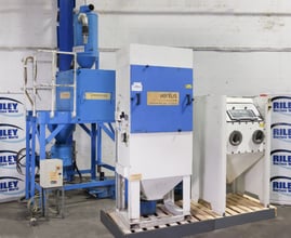 Wheelabrator Ventus 92 PR Pressure Fed Shot Blasting Cabinet