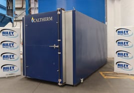 Caltherm 250°C Torrefaction Oven With Trolleys and Water Sprinkler System.
