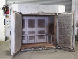JLS 550°C Gas Fired Oven - Doors Open