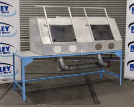 Dual User Blow Off Cabinet