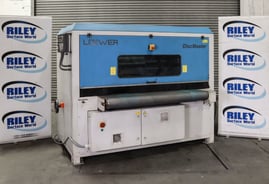 Loewer Discmaster 4TD Metal Sheet Deburring and Edge Rounding Machine.