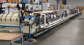 Technic 48" x 18"Ø Automated, Modular, Barrel Plating Line - 35 Stations