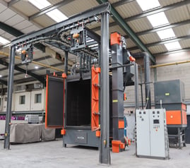 Acton ASHB 25X20 Spinner Hanger Shot Blasting Machine