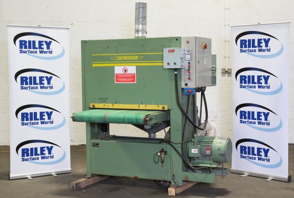 Birkett Cutmaster Through Feed Horizontal Belt Linishing and Sanding ...