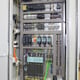 Internal view of electrical cabinet