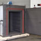 Full welded gas tight oven with double silicon seals