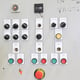 Control Panel Close up of Buttons &amp; Switches