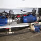 Pumps for the Wash and Rinse Operations plus optional Spray Lance