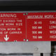 Loading Information Plate