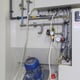 Pump Motor, Connections &amp; Air Pressure Regulator