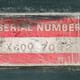 Manufacturers Plate