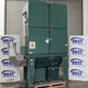 Filtex FX500 H Dust Extractor with Explosion Relief Panel - 9.2kW / 12.3Hp
