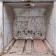 Oven Chamber Showing Explosion Relief Panels in the Rear Wall