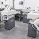 Rosler R 180/350 Vibratory Finishing Cluster of Troughs 1,2 &amp; 3