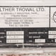 Trough Manufacturers Plate