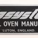 Manufacturers Plate