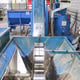 View of the Transfer from 2nd Hopper to the Metal Belt Lift Conveyor