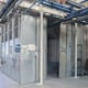 Manual Wet Back Spray Booth with Conveyor