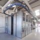 Manual Wet Back Spray Booth with Conveyor