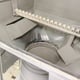 Inlet Deflectors and Top View of Dust Collection Bucket